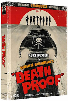 Death Proof - Todsicher (Limited Wattiertes Mediabook, Blu-ray+DVD) (2007) [Blu-ray] 