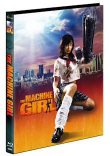 The Machine Girl (Limited Mediabook, Blu-ray+DVD, Cover A) (2008) [FSK 18] [Blu-ray] 