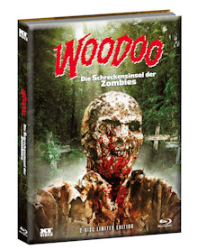 Woodoo - Die Schreckensinsel der Zombies (Limited Wattiertes Mediabook, Blu-ray+DVD, Cover A) (1979) [FSK 18] [Blu-ray] 