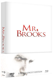 Mr. Brooks - Der Mörder in dir (Limited Wattiertes Mediabook, Blu-ray+DVD, Cover W) (2007) [FSK 18] [Blu-ray] 