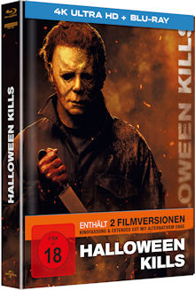 Halloween Kills (Extended Cut, Limited Mediabook, 4K Ultra HD+Blu-ray, Cover C) (2021) [FSK 18] [4K Ultra HD] 