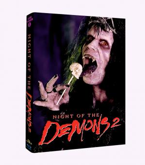 Night of the Demons 2 (Limited Mediabook, Cover A, 2 Discs) (1994) [Blu-ray] 