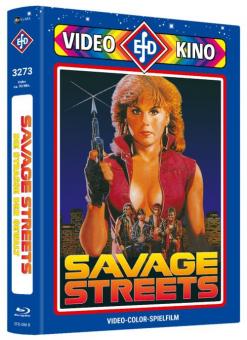 Savage Streets - Straße der Gewalt (Limited Prestige Mediabook, Blu-ray+DVD, Cover B) (1984) [FSK 18] [Blu-ray] 