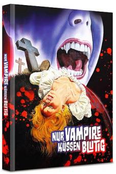 Nur Vampire küssen blutig (Limited Wattiertes Mediabook, Blu-ray+DVD, Cover W) (1971) [Blu-ray] 