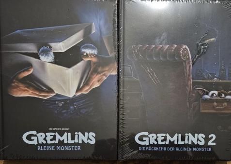 Gremlins 1+2 (Limited Mediabook, Blu-ray+DVD, Cover A) [Blu-ray] 