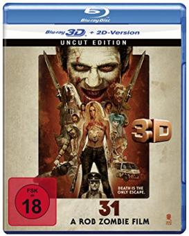 31 - A Rob Zombie Film (Uncut) (2016) [FSK 18] [3D Blu-ray] 