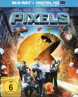 Pixels (2015) [Blu-ray] [Gebraucht - Zustand (Sehr Gut)] 