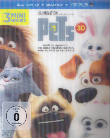 Pets (3D Blu-ray+Blu-ray) (2016) [3D Blu-ray] [Gebraucht - Zustand (Sehr Gut)] 