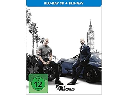 Fast & Furious: Hobbs & Shaw (Limited Steelbook, 3D Blu-ray+Blu-ray) (2018) [3D Blu-ray] [Gebraucht - Zustand (Sehr Gut)] 