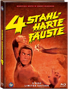 4 Stahlharte Fäuste (Limited Uncut Mediabook, Blu-ray+DVD) (1977) [FSK 18] [Blu-ray] 