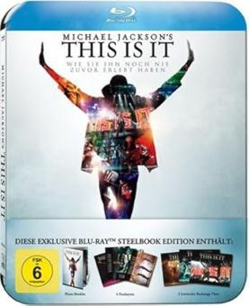 Michael Jackson's This Is It (Ultimate Fan Collector's Edition im Steelbook) (2009) [Blu-ray] 