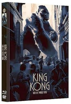 King Kong und die weiße Frau (Limited Mediabook, Blu-ray+DVD, Cover A) (1933) [Blu-ray] 