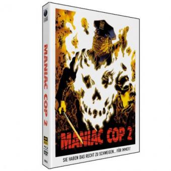 Maniac Cop 2 (Limited Wattiertes Mediabook, 4K Ultra HD+Blu-ray+DVD, Cover E) (1990) [FSK 18] [4K Ultra HD] 