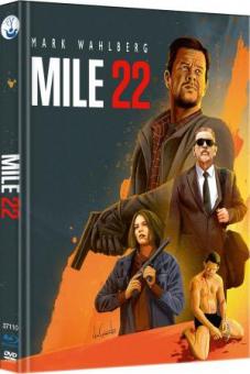 Mile 22 (Limited Mediabook, Blu-ray+DVD, Cover A) (2018) [Blu-ray] 