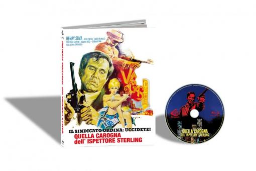 Frame Up (Quella Carogna Dell Ispettore Sterling) (Limited Mediabook, Cover B) (1968) [FSK 18] [Blu-ray] 