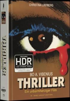 Thriller - Ein unbarmherziger Film (8 Discs Limited Wattiertes Mediabook, 4K Ultra HD+Blu-ray+DVD, Cover C) (1973) [FSK 18] [Blu-ray] 