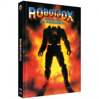 Robot Jox - Die Schlacht der Stahlgiganten (Limited Mediabook, 2 Discs, Cover A) (1989) [Blu-ray] 