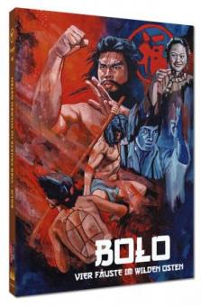 Bolo - Vier Fäuste im wilden Osten (Limited Wattiertes Mediabook, Blu-ray+DVD, Cover A) (1977) [FSK 18] [Blu-ray] 