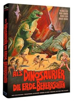 Als Dinosaurier die Erde beherrschten (Limited Mediabook, Cover C) (1970) [Blu-ray] 