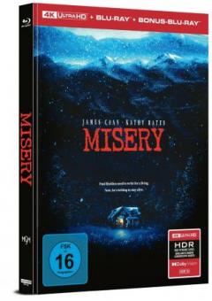 Misery (Limited Mediabook, 4K Ultra HD+2 Blu-ray's) (1990) [4K Ultra HD] 