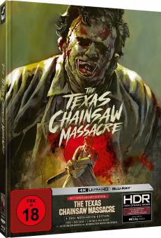 The Texas Chainsaw Massacre (Limited Mediabook, 4K Ultra HD+3 Blu-ray's, Cover A) (1974) [FSK 18] [4K Ultra HD] 