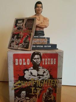 Shootfighter 1+2 (Limited Mediabook, 2 Blu-ray's+2 DVDs, inkl. Büste) [FSK 18] [Blu-ray] 