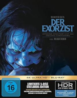 Der Exorzist (Limitierte 5 Disc Steelbook-Edition, 2 4K Ultra-HD+3 Blu-ray's) (1973) [4K Ultra HD] 