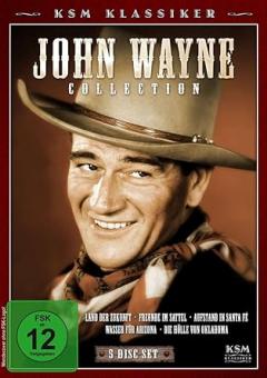 John Wayne Collection - Land der Zukunft/Freunde im Sattel/Wasser für Arizona/Aufstand in Santa Fe/Die Hölle von Oklahoma (5 DVDs) [Gebraucht - Zustand (Sehr Gut)] 
