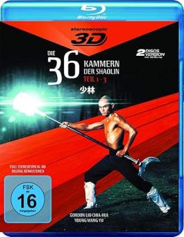 Die 36 Kammern der Shaolin - Trilogie (3D Blu-ray+2D Version) [3D Blu-ray] [Gebraucht - Zustand (Sehr Gut)] 