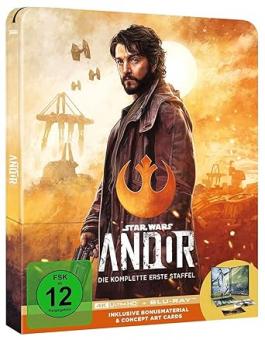 Andor - Staffel 1 (Limited Steelbook, 3 4K Ultra HD's+3 Blu-ray's) (2022) [4K Ultra HD] 