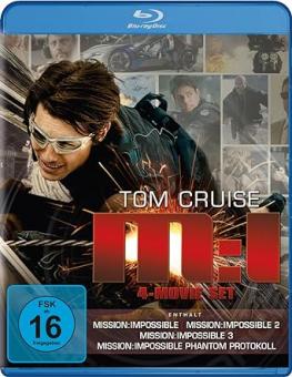 Mission: Impossible 1-4 (4 Discs) (2018) [Blu-ray] [Gebraucht - Zustand (Sehr Gut)] 
