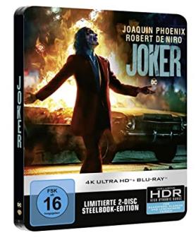 Joker (Limited Steelbook, 4K Ultra HD+Blu-ray) (2019) [4K Ultra HD] 
