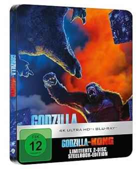 Godzilla vs. Kong (Limited Steelbook, 4K Ultra HD+Blu-ray) (2021) [4K Ultra HD] 