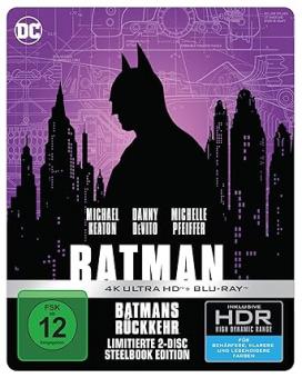 Batmans Rückkehr (Limited Steelbook, 4K Ultra HD+Blu-ray) (1992) [4K Ultra HD] [Gebraucht - Zustand (Sehr Gut)] 