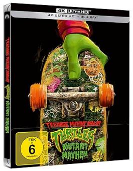 Teenage Mutant Ninja Turtles: Mutant Mayhem (Limited Steelbook, 4K Ultra HD+Blu-ray) (2023) [4K Ultra HD] 