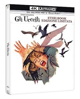 Die Vögel (Limited Steelbook, 4K Ultra HD+Blu-ray) (1963) [EU Import mit dt. Ton] [4K Ultra HD] 