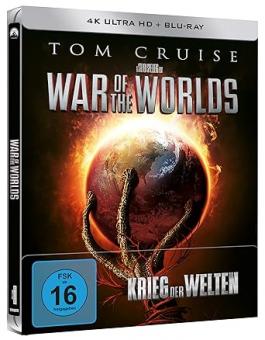 Krieg der Welten (Limited Steelbook, 4K Ultra HD+Blu-ray) (2005) [4K Ultra HD] 