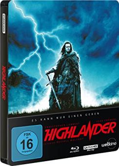 Highlander - Es kann nur einen geben (Limited Steelbook, 4K Ultra HD+Blu-ray) (1986) [4K Ultra HD] [Gebraucht - Zustand (Sehr Gut)] 