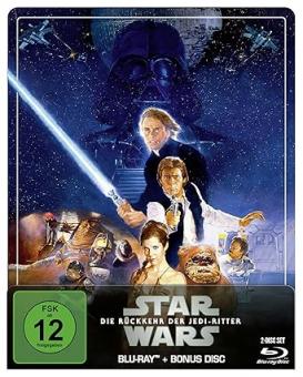 Star Wars: Episode VI - Die Rückkehr der Jedi-Ritter (Limited Steelbook, 2 Discs) (1983) [Blu-ray] [Gebraucht - Zustand (Sehr Gut)] 