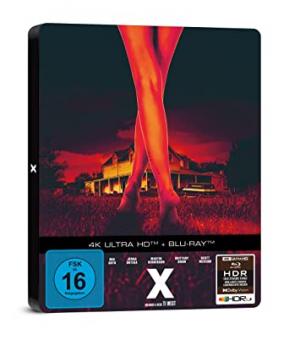 X (Limited Steelbook, 4K Ultra HD+Blu-ray) (2022) [4K Ultra HD] 