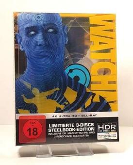 Watchmen - Die Wächter (Limited 3 Disc Titans of Cult Steelbook, 4K Ultra HD+Blu-ray, Ultimate Cut) (2009) [4K Ultra HD] 