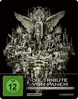 Die Tribute von Panem - Limited Complete Steelbook Edition (4 Discs) [Blu-ray] 