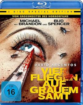 Vier Fliegen auf Grauem Samt (Special Edition, + Bonus DVD, Uncut) (1971) [Blu-ray] [Gebraucht - Zustand (Sehr Gut)] 