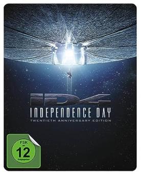 Independence Day (Steelbook, 2 Discs Extended Cut) (1996) [Blu-ray] [Gebraucht - Zustand (Sehr Gut)] 