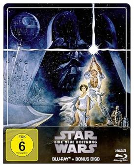 Star Wars: Episode IV - Eine neue Hoffnung (Limited Steelbook, 2 Discs) (1977) [Blu-ray] [Gebraucht - Zustand (Sehr Gut)] 