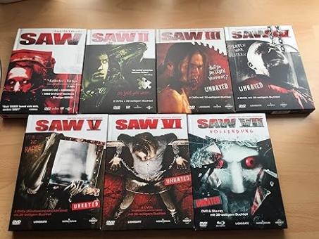 Saw 1-7 (Limited Collector's Edition Bundle, Uncut) [FSK 18] [Gebraucht - Zustand (Sehr Gut)] 