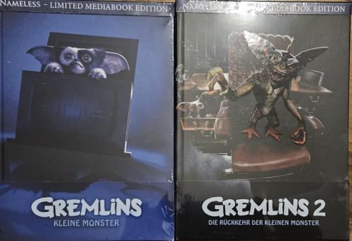 Gremlins 1+2 (Limited Mediabook, Blu-ray+DVD, Cover B) [Blu-ray] 