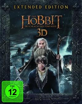 Der Hobbit: Die Schlacht der fünf Heere (Extended Edition) (3D Blu-ray+Blu-ray, 5 Discs) (2014) [3D Blu-ray] [Gebraucht - Zustand (Sehr Gut)] 