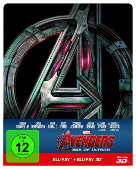 Avengers - Age of Ultron (Limited Steelbook, 3D Blu-ray+Blu-ray) (2015) [3D Blu-ray] [Gebraucht - Zustand (Sehr Gut)] 