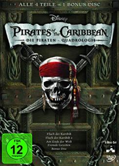 Pirates of the Caribbean - Die Piraten-Quadrologie (5 DVDs) 